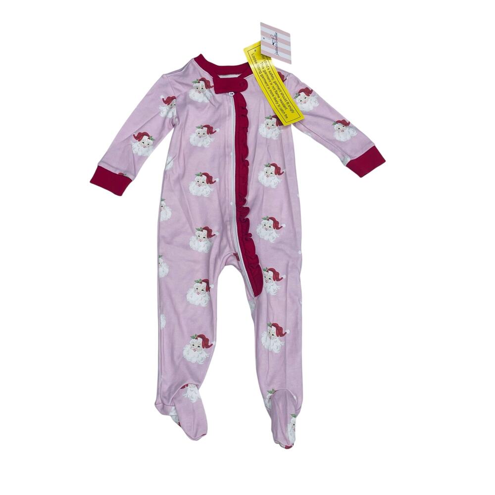 NWT James & Lottie 3M Pink Santa Zippy
